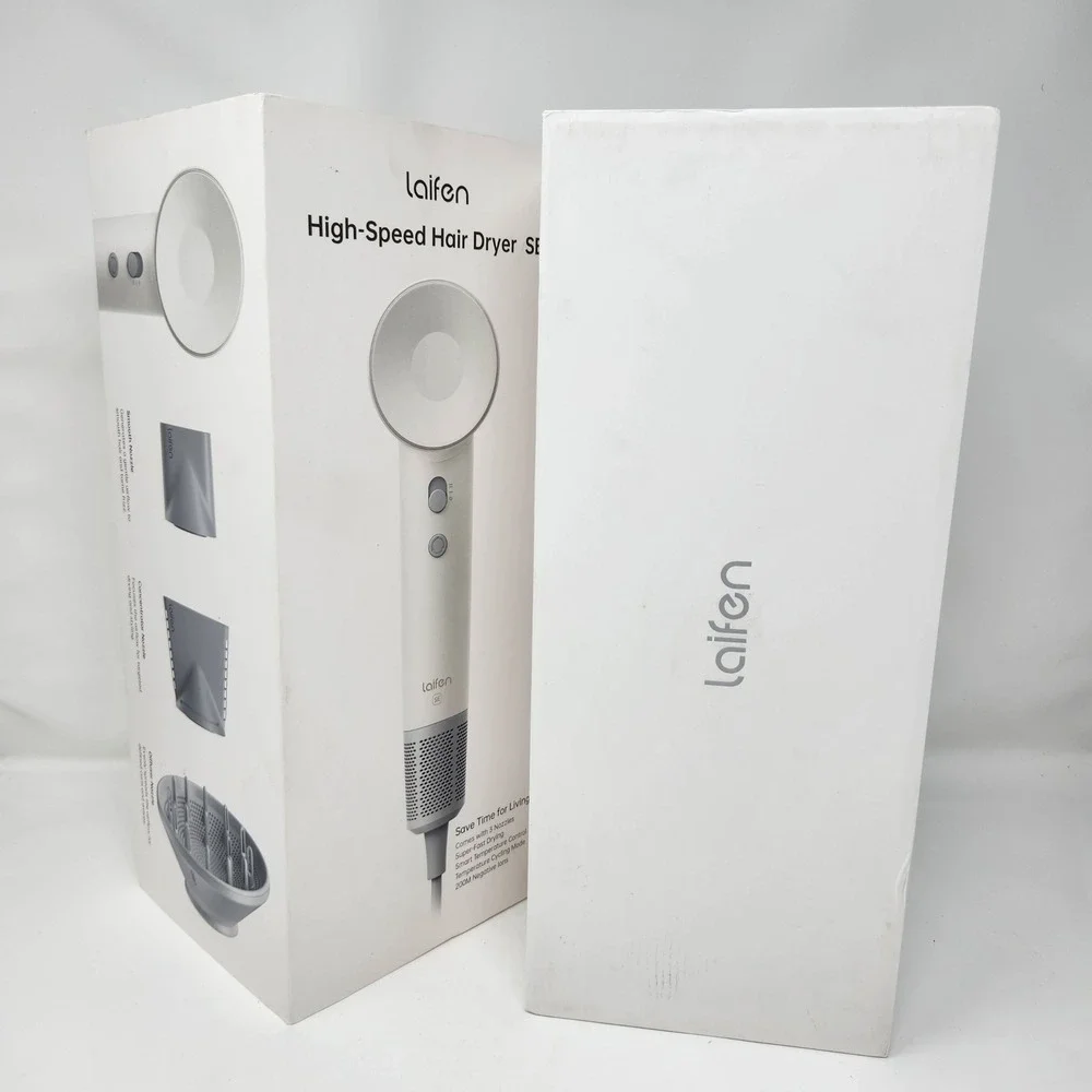 Laifen SE‎ Hair Dryer (2) - Matte White - NEW, open box